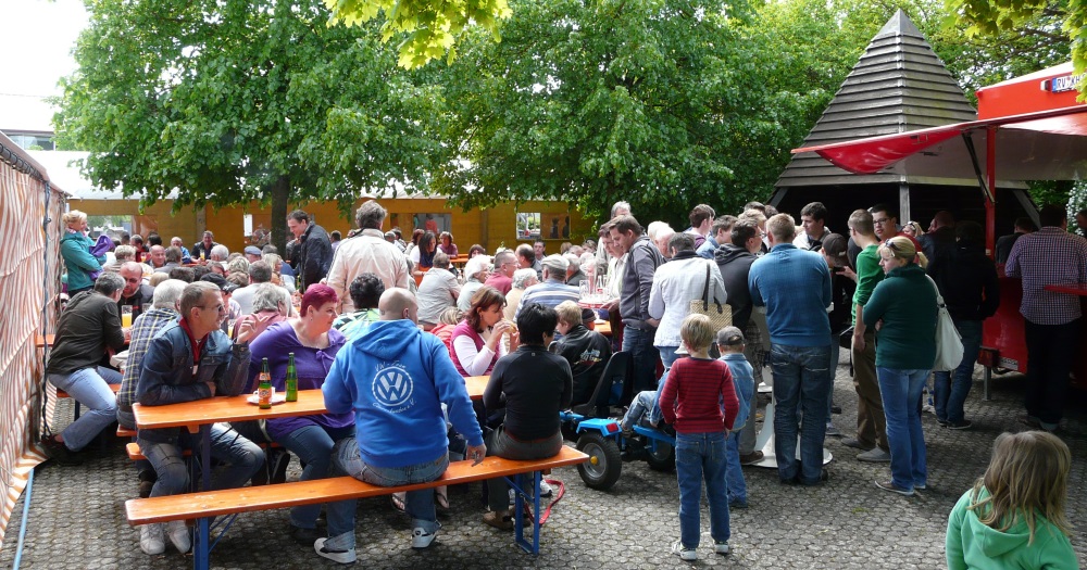 Vatertagsfest am Dorfteich in Bierstetten